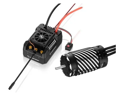 Hobbywing EZRUN MAX4 HV 300A 6-12S Brushless ESC & EZRUN 70125SD KV560 8-12S 4 Pole Motor Brushless Sensor for 1/5 Car Truck