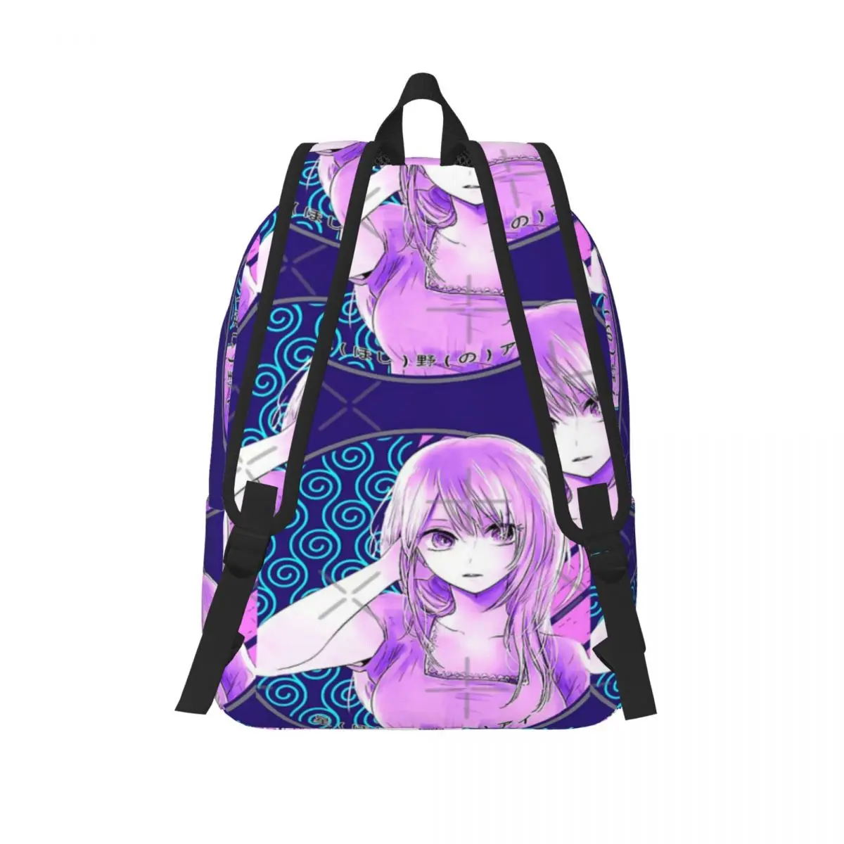 لطيف أنيمي فتاة Ai Hoshino بسيطة وأنيقة على ظهره قماش على ظهره حقائب الإناث #2