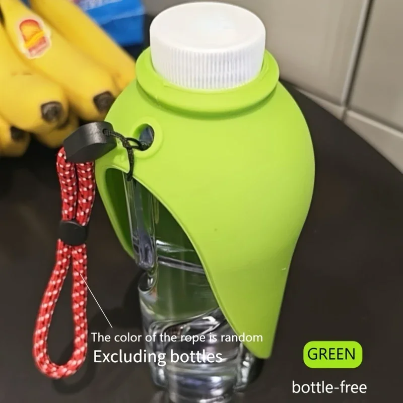 Silikon-Haustier-Wasserflasche, tragbarer Outdoor-Wasserspender für Hunde, Reise-Trinknapf für Hunde und Katzen, Zubehör – Detail 6