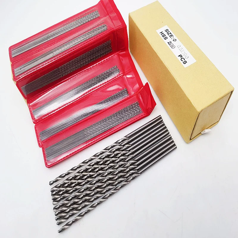 10/20 Stück Verlängerter Bohrer HSS Mini Gerader Schaft Spiralbohrer 0,5-3,2mm, Verlängerter Bohrer 60/80/100/120mm – Detail 16