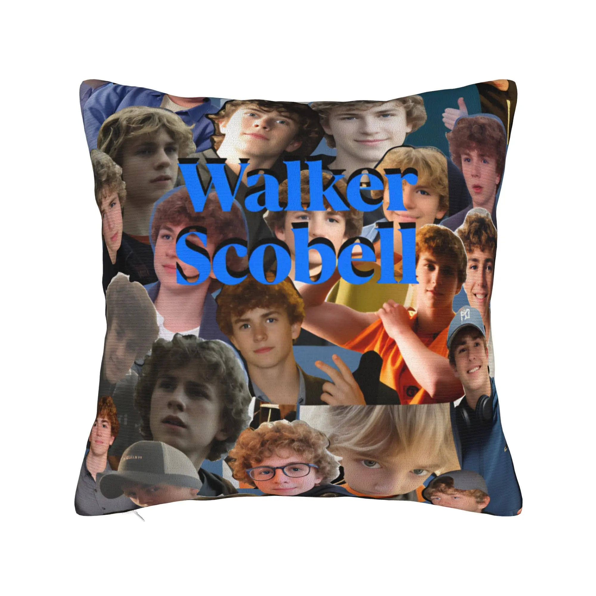 Pillow Cover Walker Scobell (Smile) Mask USA Actor (2)  Fashion Pillow Case For Living Room Chair Pillowcases