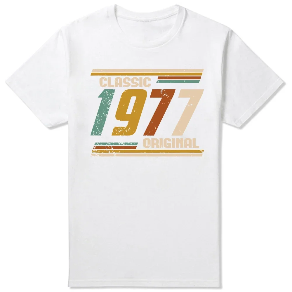 تي شيرت حفلة عيد ميلاد ، قمة الذكور ، خمر ، طبعة محدودة ، أسود ، ملابس ، أزياء هراكاز ، 47 سنة #6