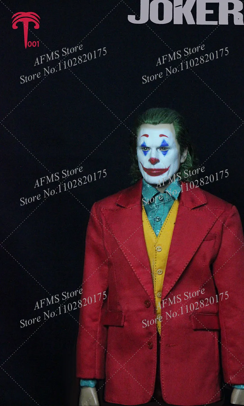 XT001 1/6 Men Soldier Joaquin Phoenix Clown Crazy Super Villain Full Set 12