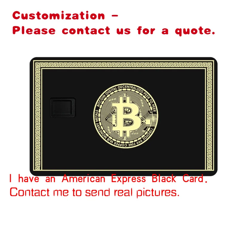 

custom.1 Piece Print Design Metal Business Membership Card With Chip Slot and Magnetic Stripe