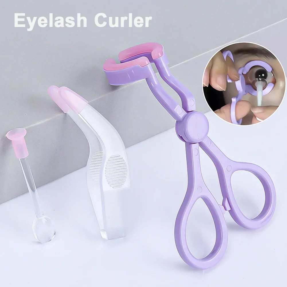 Contact Lens Applicator Set Auxiliary Eyelid Dilator Open Eye Tool Contact Lens Wearing Removing Tweezers Suction Stick Accessor