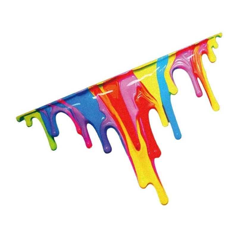 

PVC Car Sticker Colorful Fluid Designs Car Decal Adds Personality to Any Vehicle