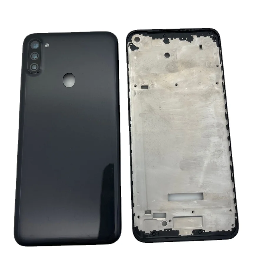 

Full HousingHousing Middle Frame With Battery Cover For Samsung Galaxy A11 A115 SM-A115F/DSN 2020 Door Case Replacement