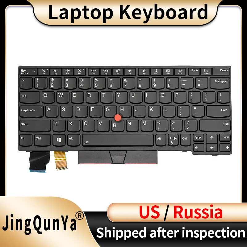 

US/Ru Backlit Laptop Keyboard For Lenovo Thinkpad X390 X395 X280 X13 L13 S2 5TH GEN/S2 GEN 6 01YP160 01YP040 01YP142 01YP222