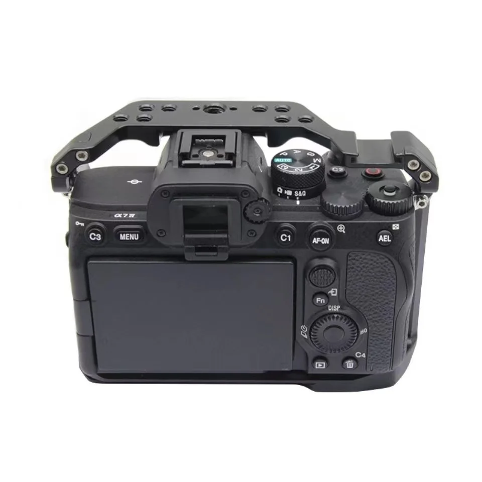 Quick Release L Plate for for Sony A7IV A7M4 A1 A7R4 A7S3 A9ii Camera Rig Cage Camera Aluminum Alloy Cage W/ Arca Swiss QR plate image 2