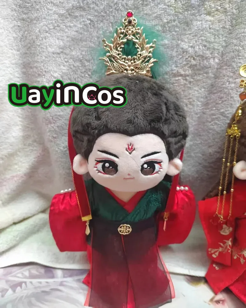 

20cm Doll Clothes Till The End of The Moon Luo Yunxi Ancient Hairpin Clothing Suit Stuffed Doll Accessories Anime Toy Kids Co