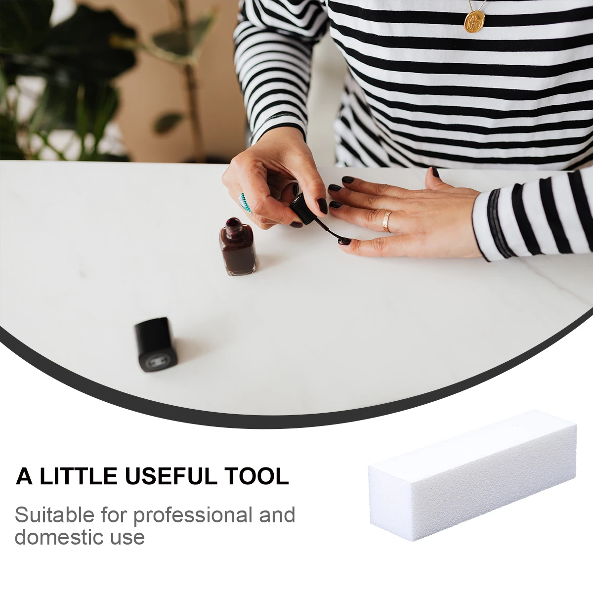 

Nail Brush Sanding Sanding Nail File Tool For Manicure Pedicure Uv Gel Acrylic Prep Files Art Tool White