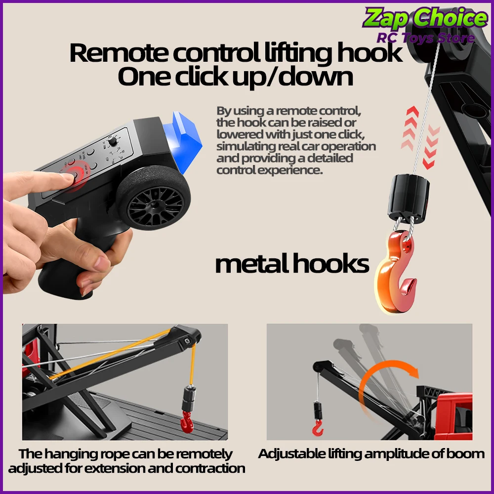 รถบรรทุกปีนป่ายหิน Mangniu MN82T LC79 ขนาด 1/12 พร้อมมอเตอร์ 280 ขับเคลื่อน 4 ล้อ บังคับวิทยุ 2.4G ของเล่นรถบังคับสำหรับเด็กผู้ชาย ของขวัญคริสต์มาส