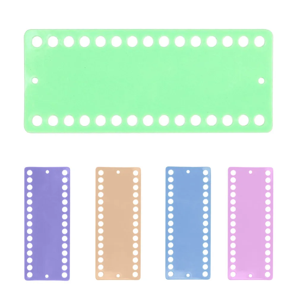 1pcs Floss Sorting Tools For Cross Stitch Plastic Needlework Project Card 30 Positions Jelly Color Floss Tread Yarn Organizer  s