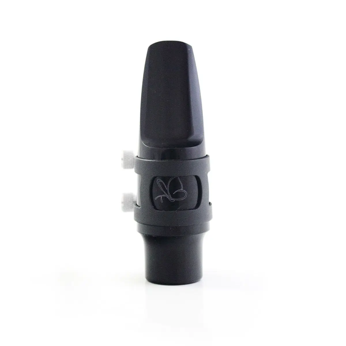 Alto Saxophone Bakelite Mouthpiece, Bassoon Adapter, Medium Soprano Reed Adapter, Resin One-Piece Clarinet Adapter with Free Cap