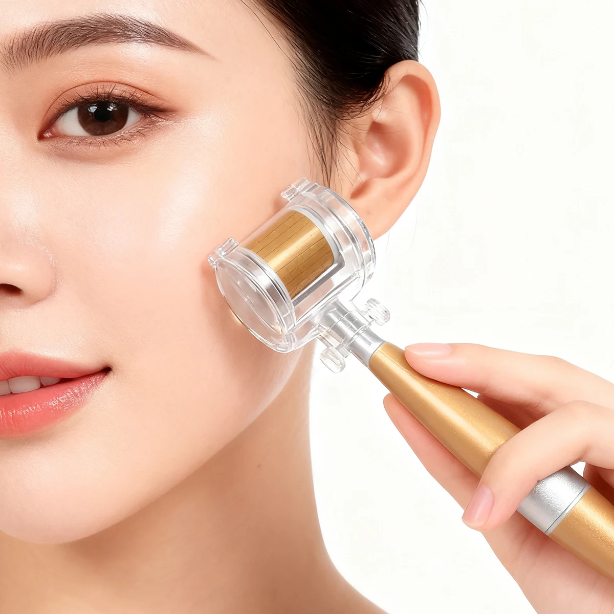 1/10 قطعة ZGTS 192 ديرما الأسطوانة التيتانيوم نظام الإبر الدقيقة ديرمارولر ديرما الأسطوانة الميزوثيرابي للعناية بالوجه #1