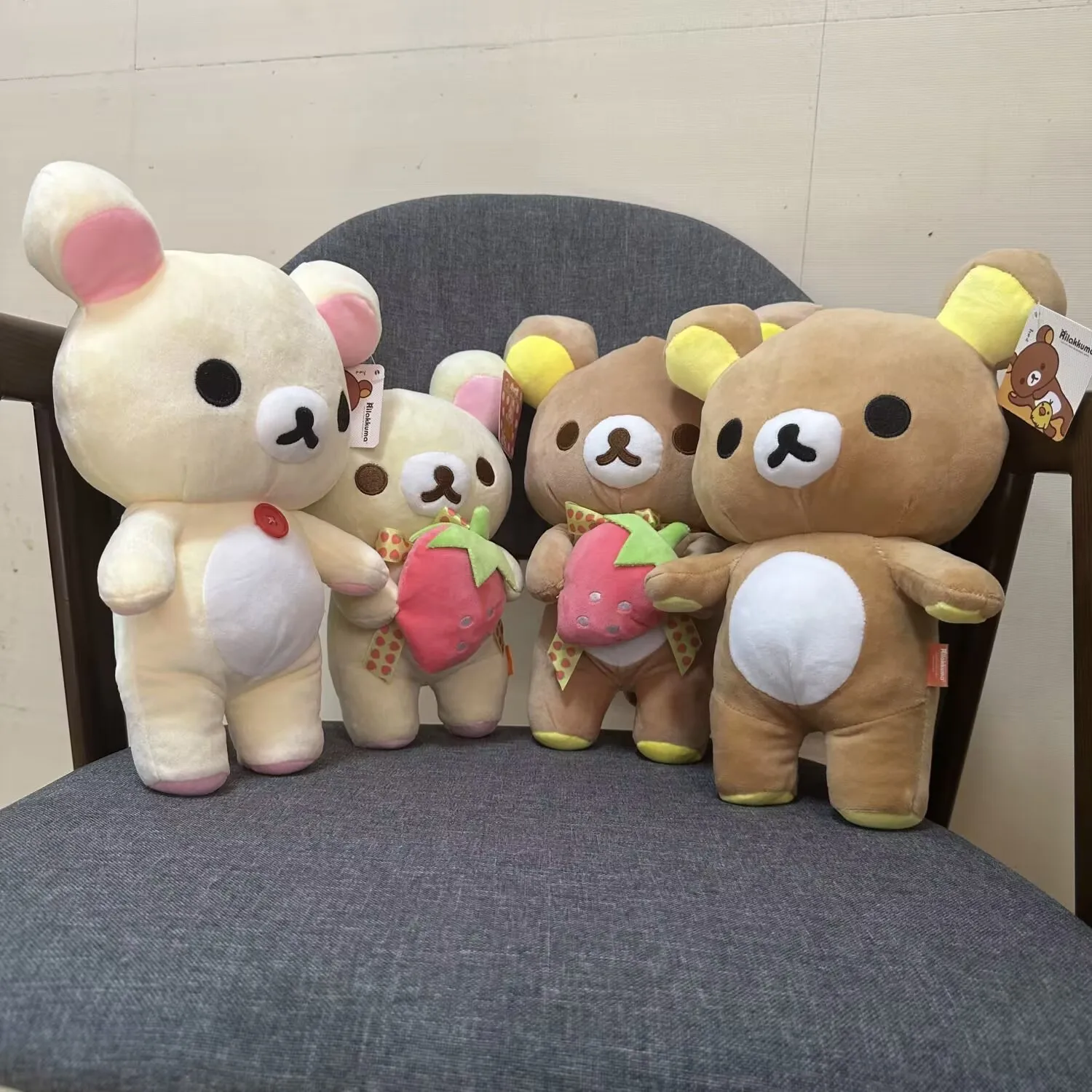 

Мягкая плюшевая игрушка Rilakkuma, плюшевый мишка, мягкая подушка с героями мультфильмов, кавайный декор для комнаты, детские подарки на день рождения, хобби