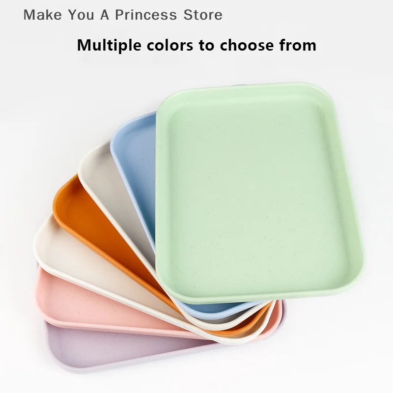 Bandeja quadrada de armazenamento de cosméticos de aço inoxidável, equipamento de arte em unhas, ferramentas dentárias e unhas falsas, bandeja de exibição de decorações de unhas