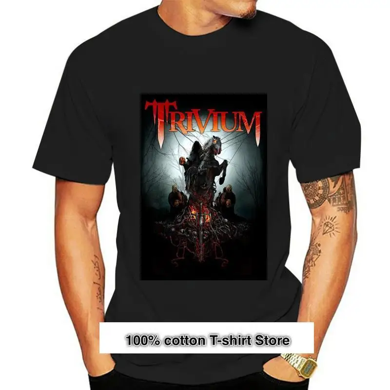 Trivium Skull Snatchers-Camiseta para hombre, color negro