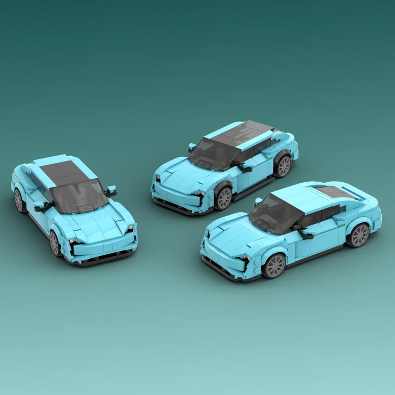 

MOC Champion спортивный автомобиль, строительные блоки, комплекты городских внедорожников, седан, скоростная гоночная модель, сделай сам, сборка мальчиков, игрушки, подарок на день рождения