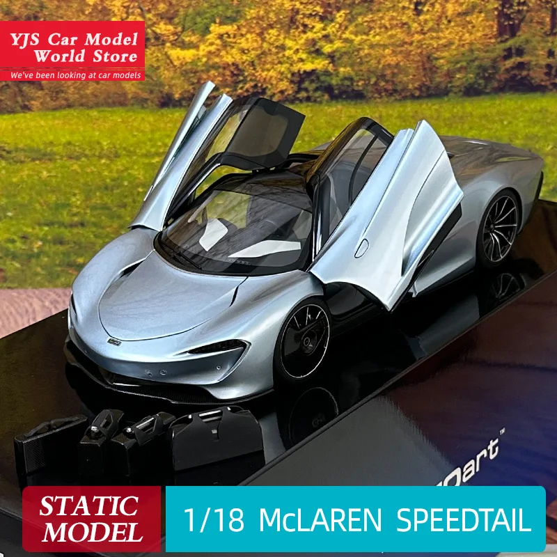 AUTOART 1:18 McLAREN SPEEDTAIL Car Model Collection Sports car ABS material to send friends birthday gift personal collection