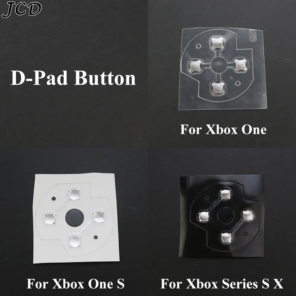 

JCD 2PCS Replacement D Pad Button Metal Snap Dome PCB Board Conductive Film Sticker For Xbox One S /Serie S X Controller