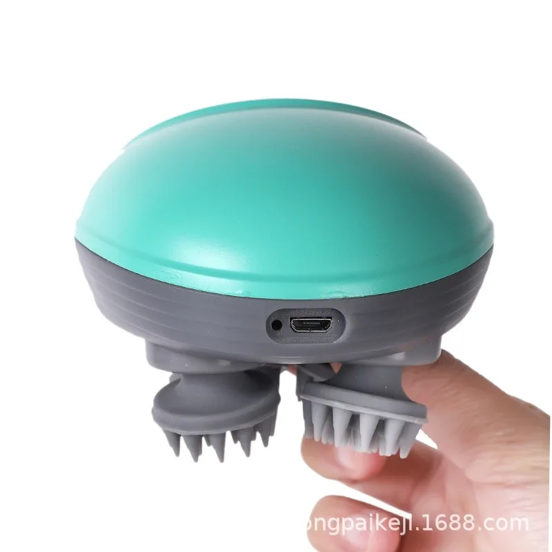 

Многофункциональный электрический массажер для головы в форме осьминога, новое зарядное устройство для массажа кожи головы для кошек и домашних животных