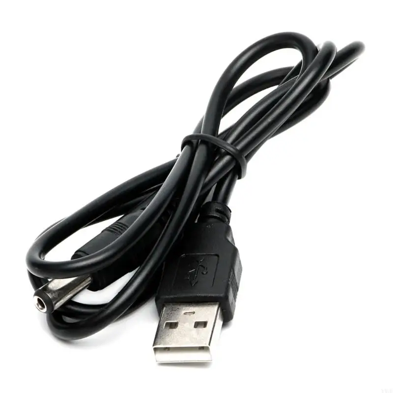 Y4UE 2.6ft USB đến DC5.5 x 2.1 Sạc dây dữ liệu Dữ liệu cung cấp nguồn cung cấp
