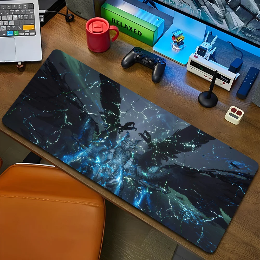 1pc F-Final F-Fantasy Sixteen Non-slip Mouse Pad Suitable For Office Computers Laptops E-sports Game Desk Mats XXL Keyboard