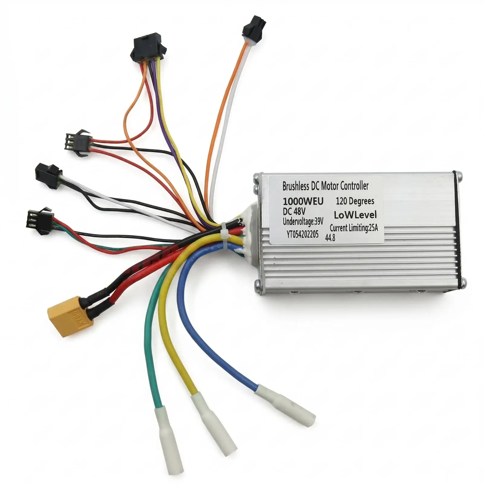 Electric Scooter Controller 48V 1000W Durable Aluminum Housing Three Phase Brushless Unit for Smooth Acceleration