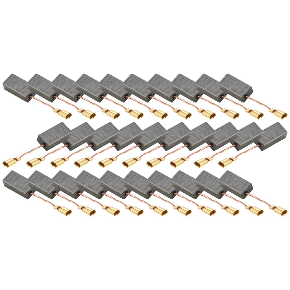 30pcs Carbon Brushes For Bosch GWS6-100 Dongcheng S1M-FF03-100A Angle Grinder Circular Saws Power Tools Carbon Brushes Parts