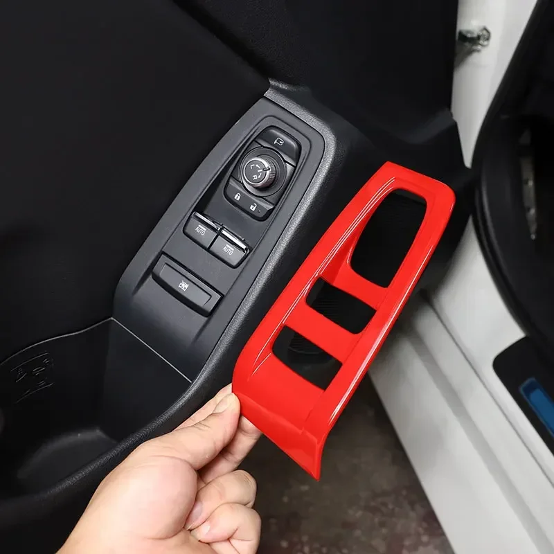 

For Toyota 86 for Subaru BRZ 22-24 ABS Carbon Fiber Car Window Glass Lifting Buttons Frame Cover Trim Sticker Car Accessories