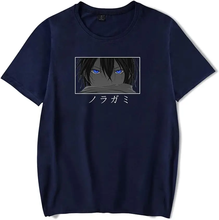 

New Anime T-Shirt Merch Noragami Casual Short Sleeved T Shirt Unisex Tee