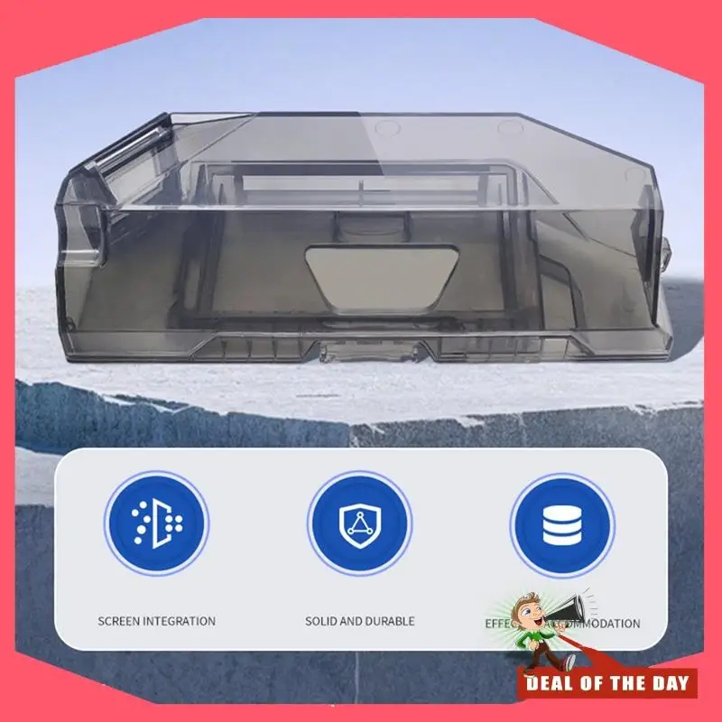 صندوق غبار التسليم لمدة 24 ساعة لـ Roborock Saros10r / G20S Ultra أجزاء المكنسة الكهربائية استبدال مزبلة