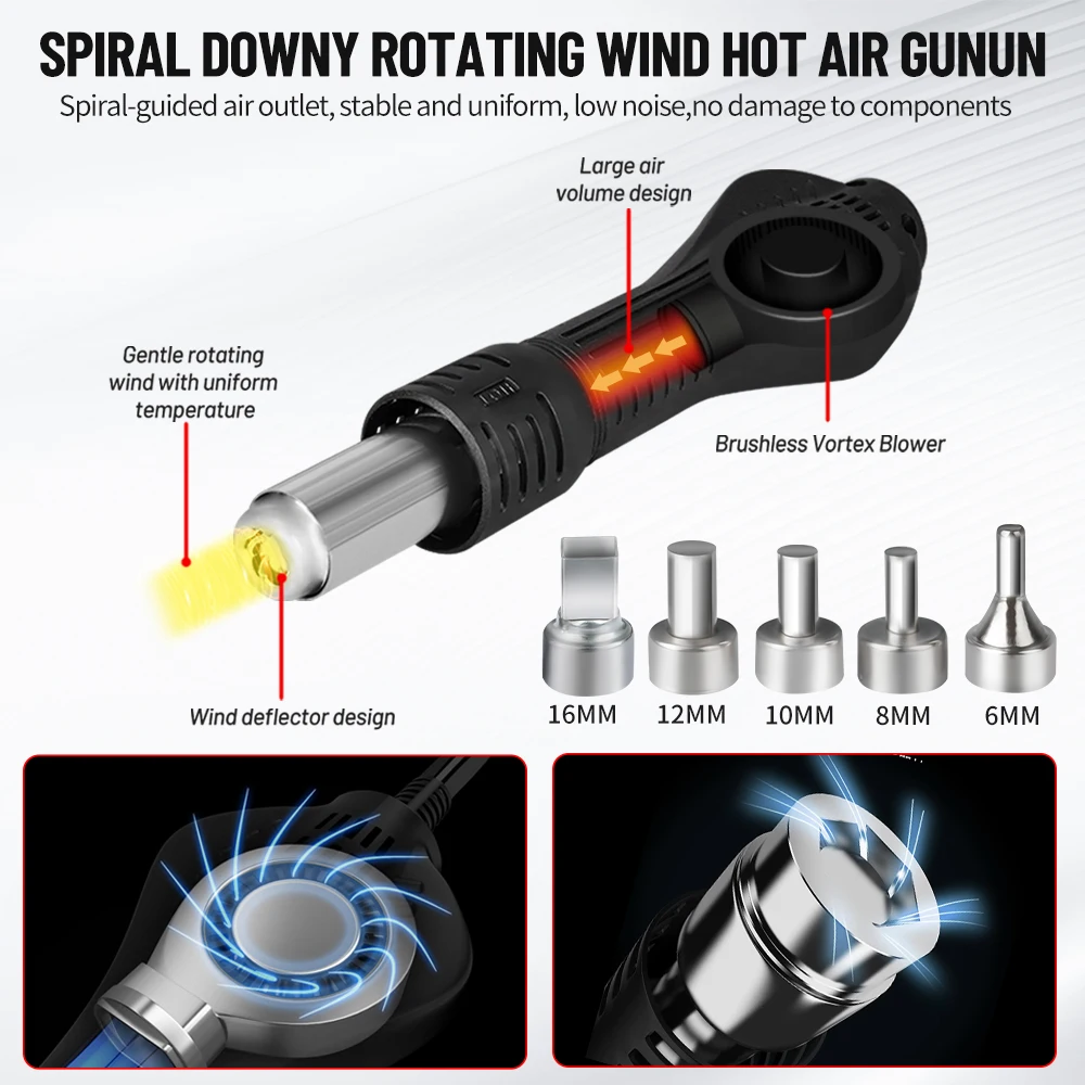 700W 2 In 1 Hot Air…