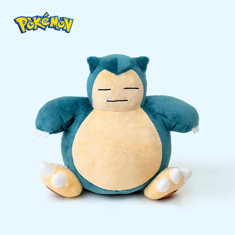 Pokemon Kawaii Snorlax Stuffed Toys Cartoon&Cute Plush Dolls Throw Pillow Birthday Gift  For Kids Friends Boys Home Decoration