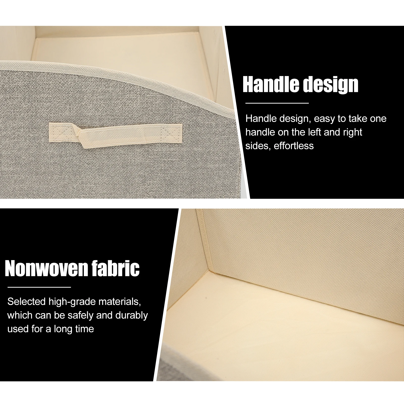 

Trapezoidal Folding Storage Box Heavy Duty Clothes Organizer for Closet Bedroom Towels Quilts and Accessories Multifunctional