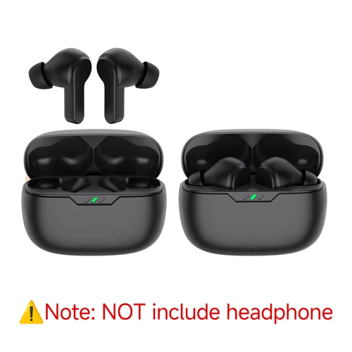 Imagen 2 del producto Estuche de carga para JBL Wave Beam/JBL Vibe Beam-reemplazo de caja de cargador inalámbrico Bluetooth de 600mAh, para puerto tipo C, sin auriculares