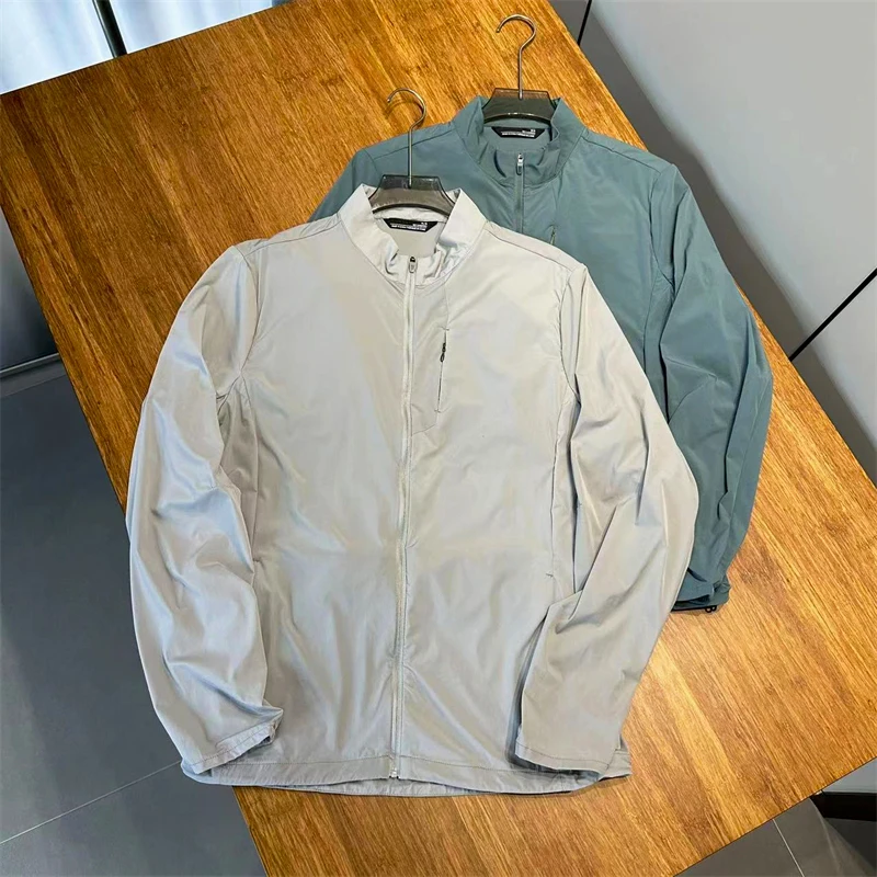 Men's Outdoor Ultra-Thin Cool Feeling Sun Protection Jaet Qui-Dry Breathable 3D Tailoring UPF50 Lightweight Spring Summer