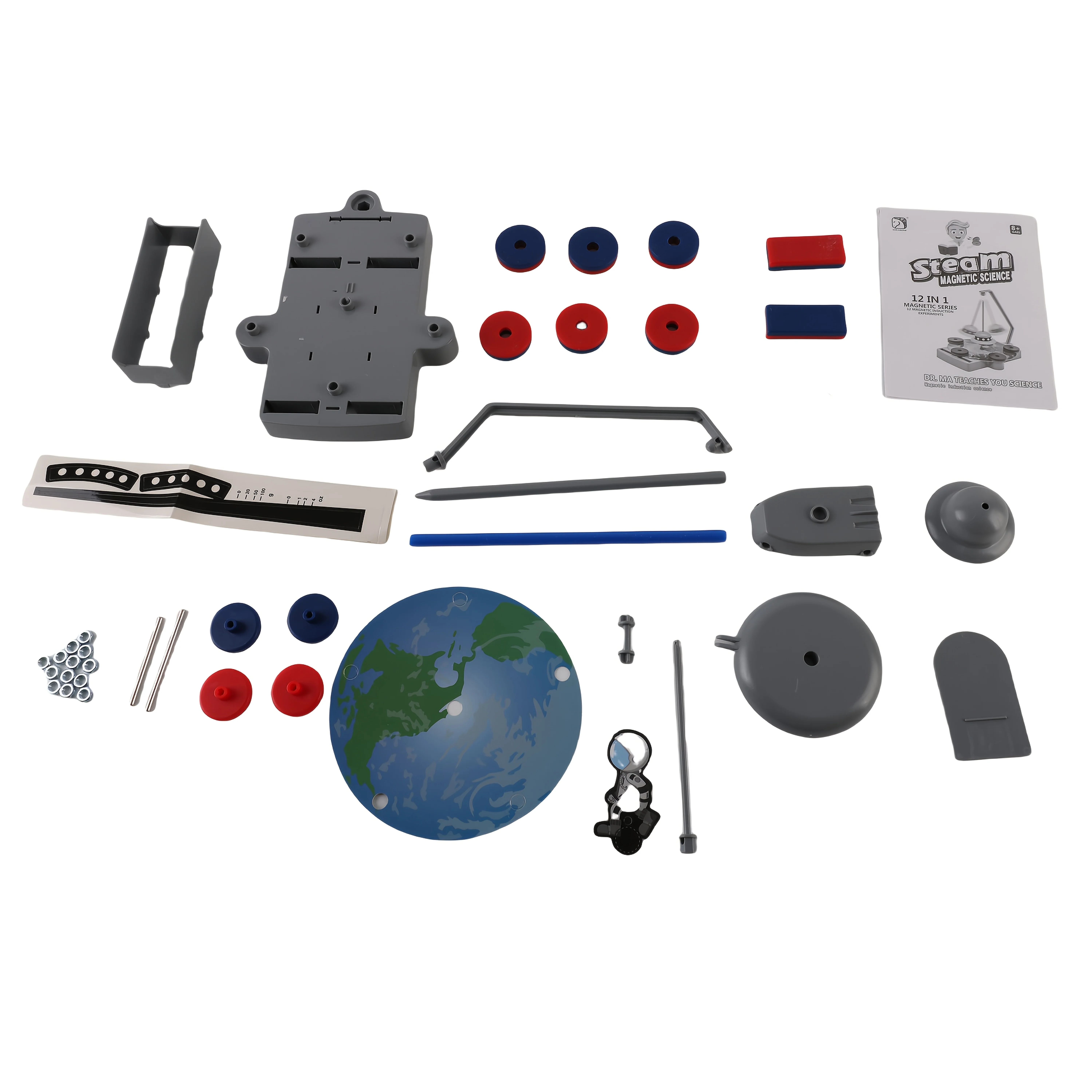 Kit di fisica STEM – Set di levitazione magnetica antigravità 12 in 1, giocattoli scientifici per adolescenti |   Set di giocattoli magnetici regalo di compleanno ed Eid