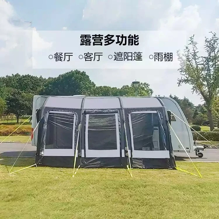 4-8 Person Tent RV Caravan Car Side Awning Camper Tent Camping Inflatable Marquee Rv Awning Caravan Tent Sunshade With Sidewalls
