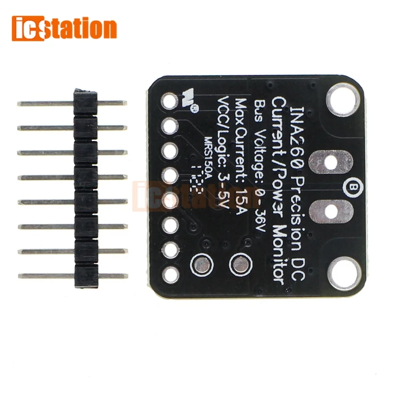 INA260 Detection Sensor Module High Precision High/Low Voltage Sensor Module DC 3.3V-5V Current Power Sensor Portable Module