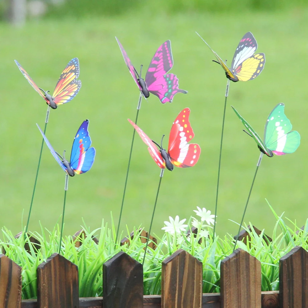 

10pcs Artificial Garden Decor Set Pvc Material With Magnets Clips Wire For Curtains Plants Simulation Trees Home Grassland Decor