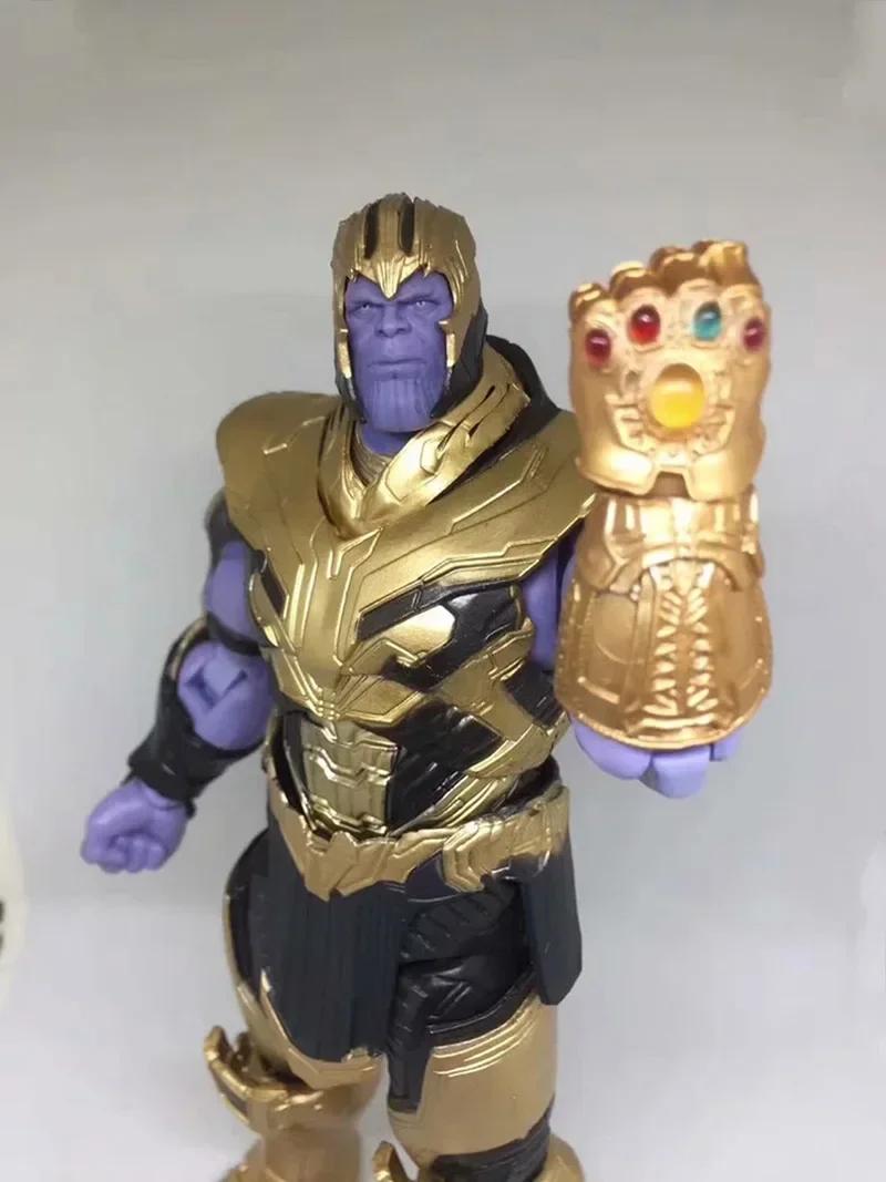 Figuras de acción de la película de los vengadores de Marvel, Infinity War BJD, Thanos, modelo genial, colección de muñecas, regalo de cumpleaños para niños, decoración