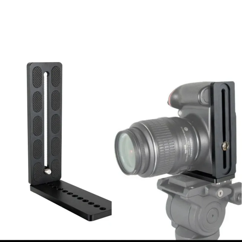 Angeleyes Multifunctional L-Shaped Quick Release Plate Stabilizer Head for DSLR Camera Vertical Shooting Photography Accessory