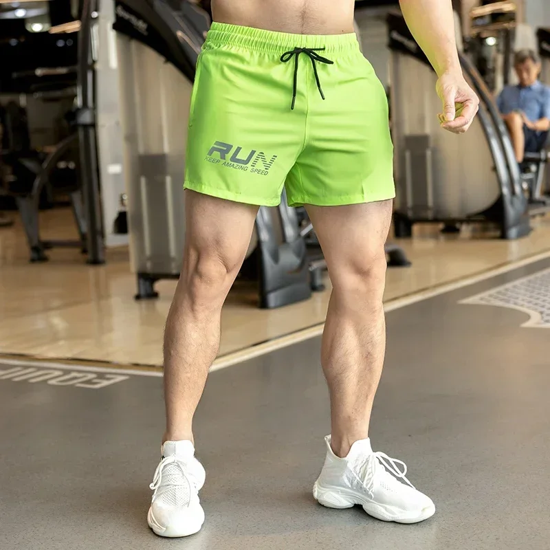 Man Summer Gyms Workout Bottoms Fitness Sports Shorts Quick Dry Beach Pants Men Jogging Running Sportswear Sports Pants