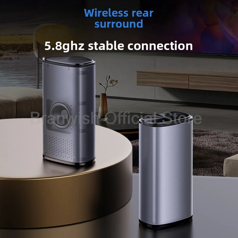 5.1 نظام الصوت للمسرح المنزلي HiFi 100 واط 8 بوصة قوة الصوت بار مضخم الصوت مكبرات الصوت التلفزيون الكمبيوتر المنزل مجموعة HDMI الألياف محوري صدى الجدار