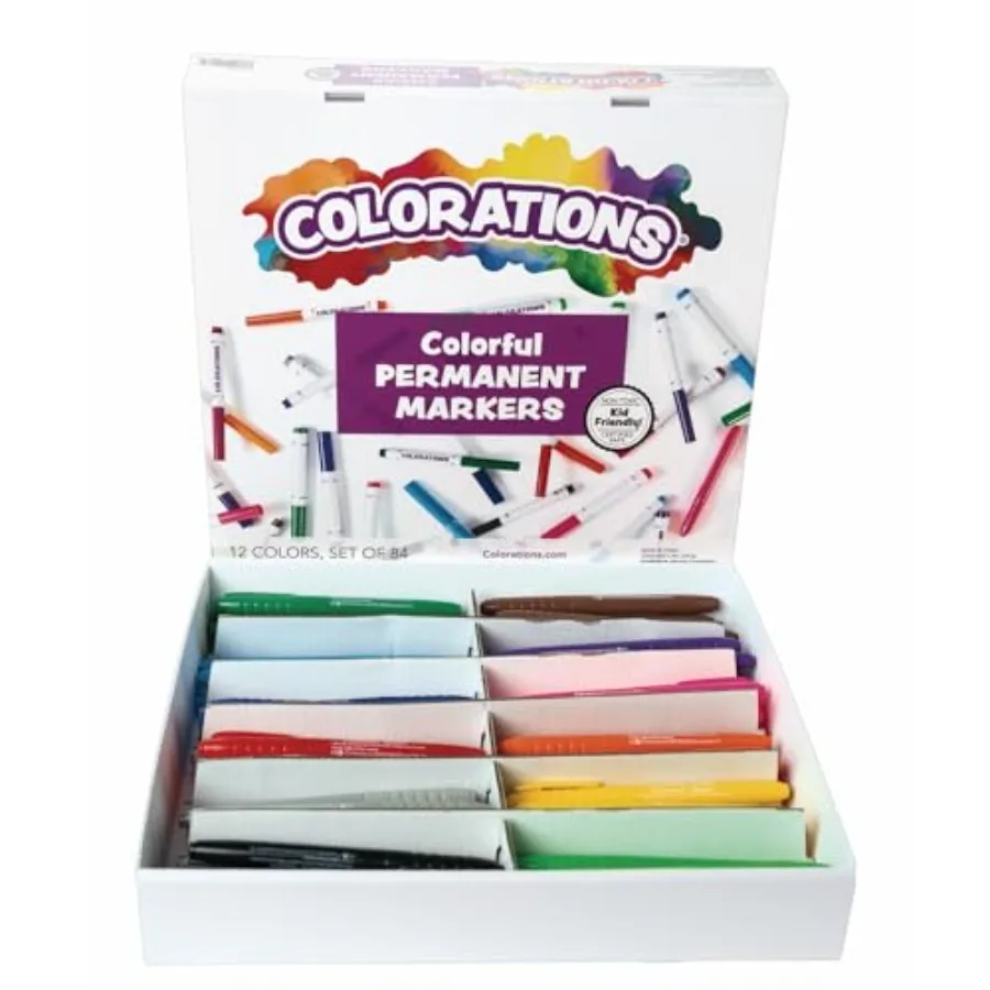 

® Набор перманентных маркеров для класса - 84 штуки