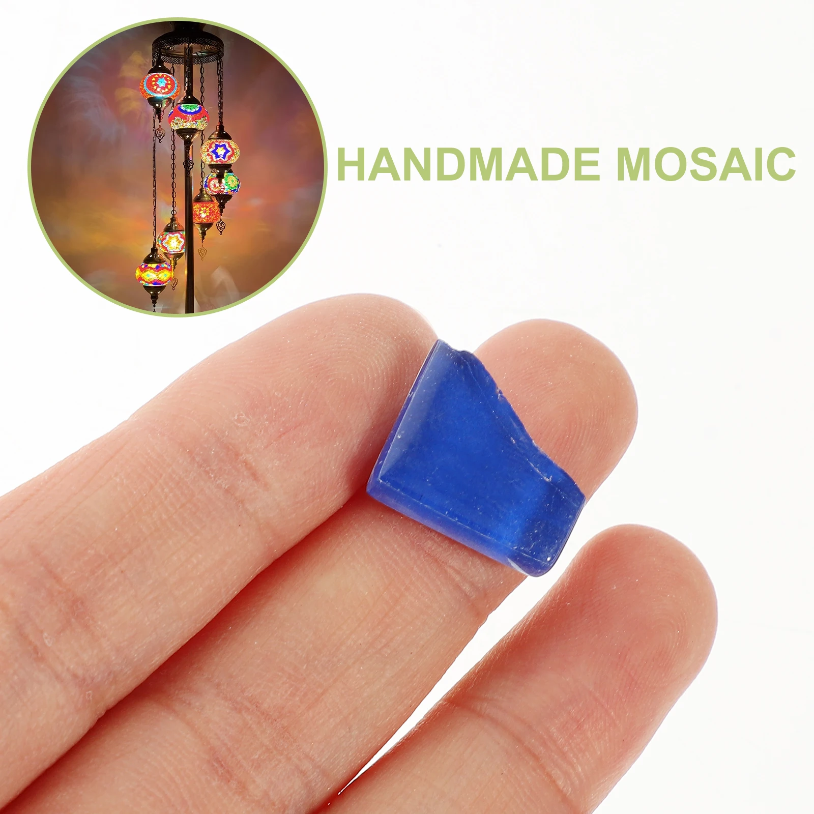 

1 Bag Of Mosaic Pieces Diy Crafts Decorative Tiles Creative Art Supplies Flat Small Tiles For Vase Making Stepping Stones Glass