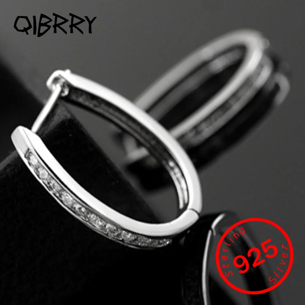 

Female Luxury Crystal Round Stud Earrings Vintage 925 Sterling Silver Wedding Jewelry White Zircon Stone Earrings Wholesale 2025