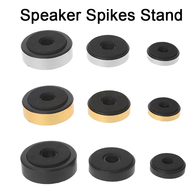 4 pçs alto-falante picos peças de suporte alto-falantes ativos acessórios diy suporte pés áudio ativo para sistema de som de cinema em casa